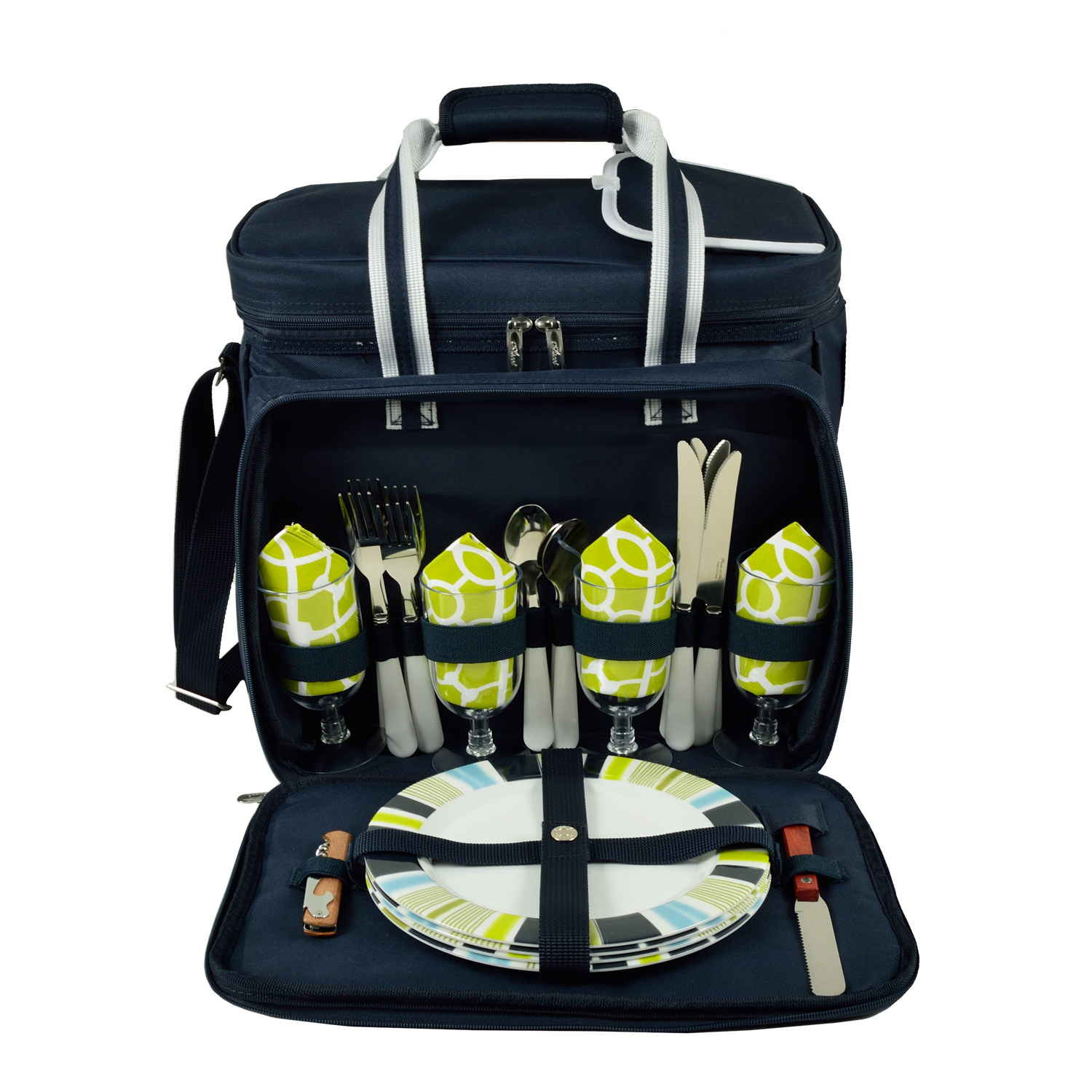 Deluxe Picnic Cooler for Four